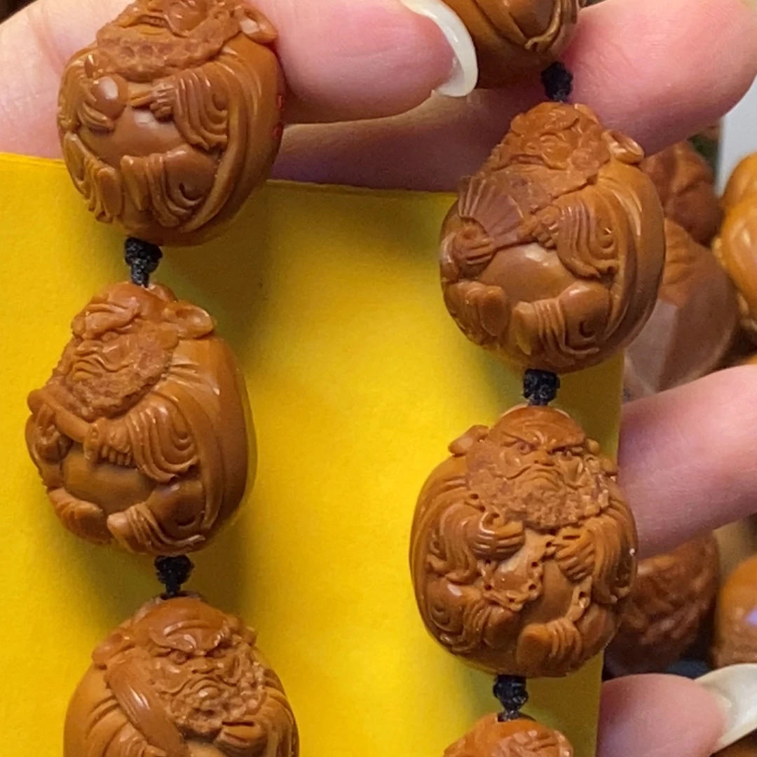 我***子手串/手链橄榄核钟馗伏魔