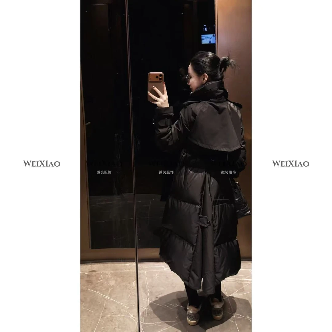 微笑家 高订系列【SACA风衣羽羽】羽绒外套