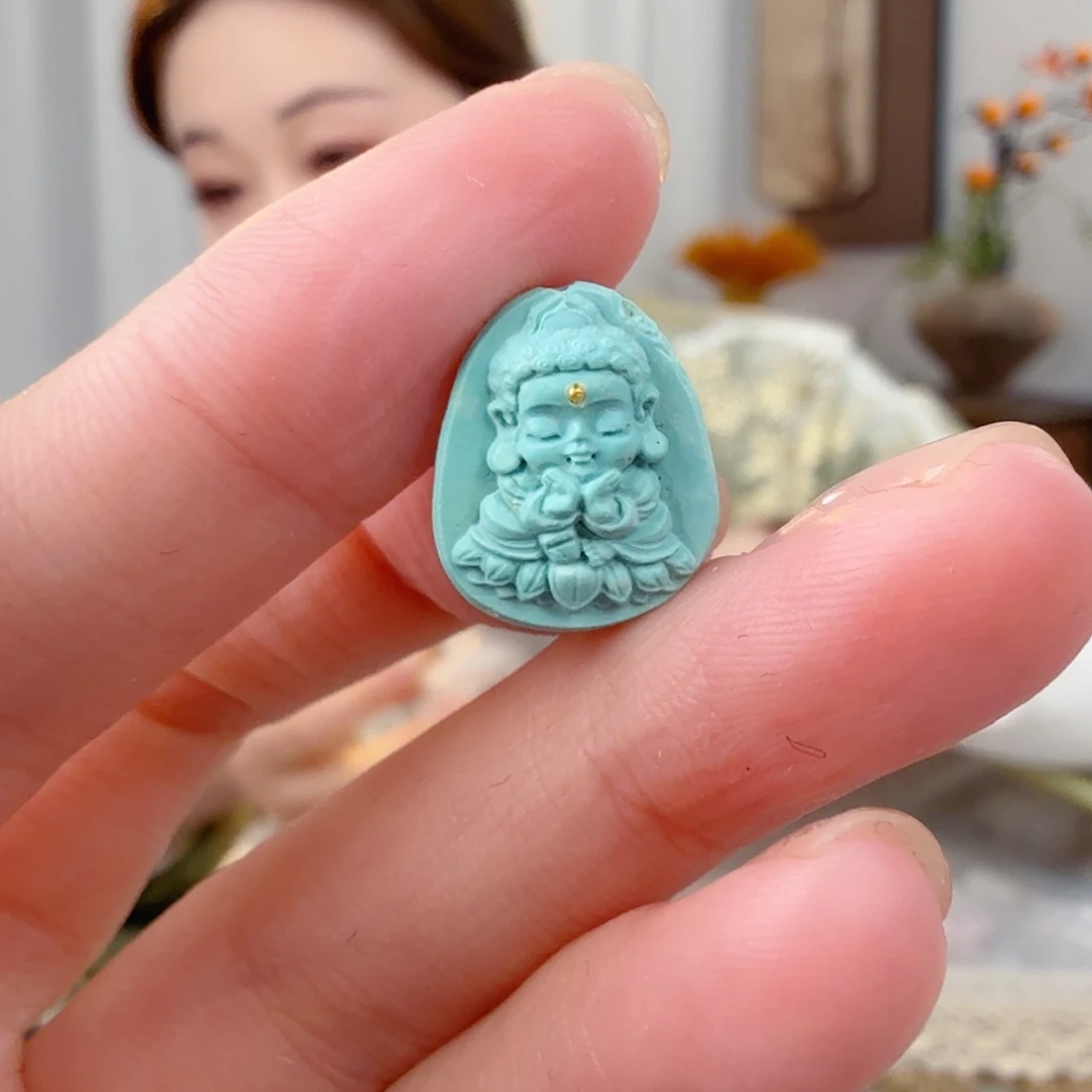 绿松石未镶嵌珠宝半成品