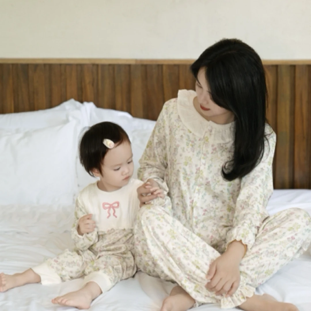 婴幼儿精灵女孩舒适加厚儿童成人秋冬家居服918婴儿洋气空气棉