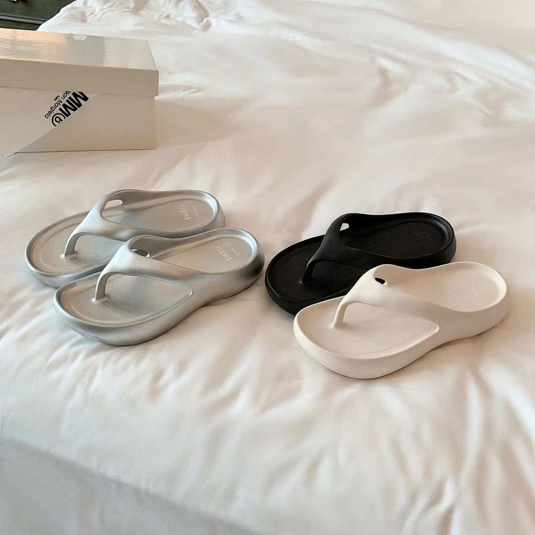 【sheii苏茵茵】du家版本~超软厚底沙滩人字拖鞋女凉拖外穿沙滩鞋
