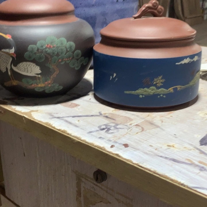 旺***F茶盘紫砂紫砂小茶罐