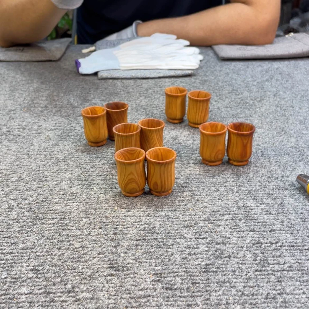 【闪购商品】柏木（崖柏）太行崖柏，到手一对，透光杯子