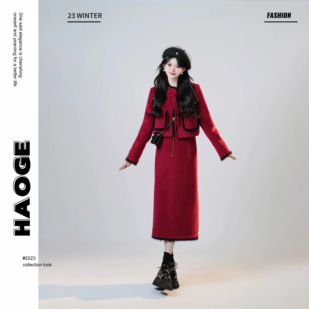 欣儿优选●赛琳千金D3TZ5028A羽绒服设计感两件套