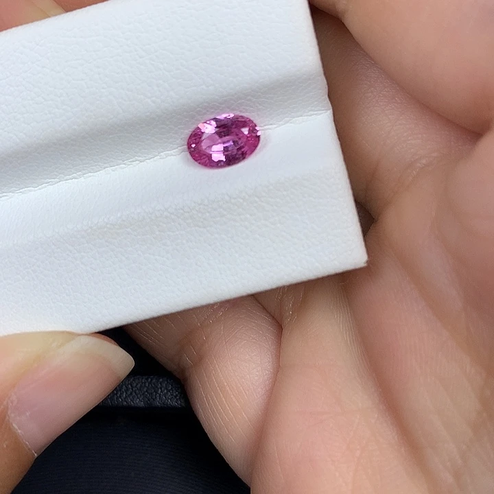 蓝宝石裸石5x7.5帕帕拉恰