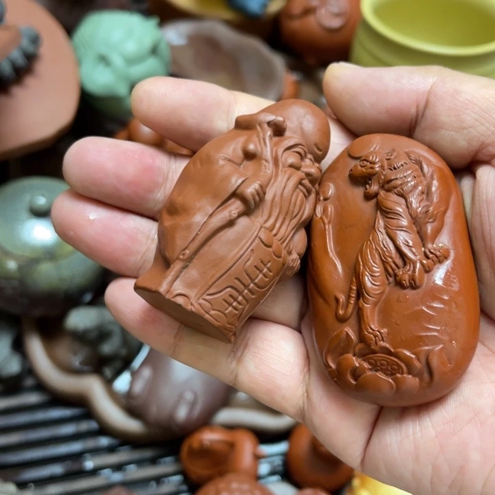 紫砂茶宠紫砂瑕疵