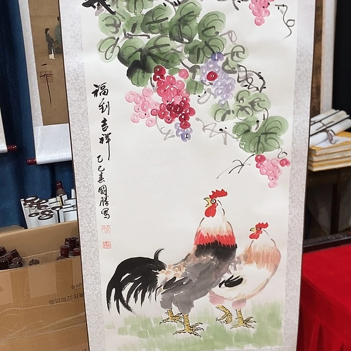 手工装裱字画作品