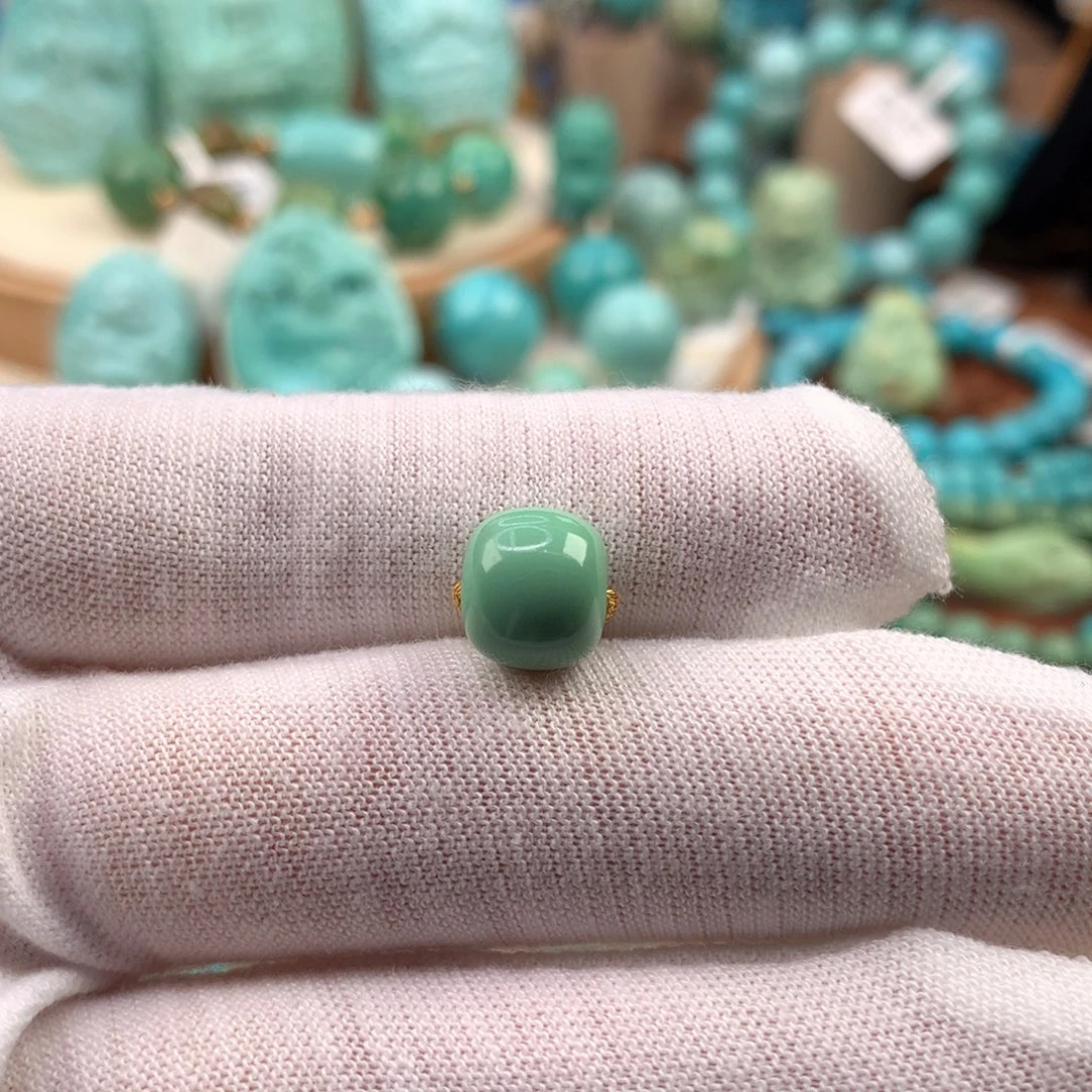 绿松石未镶嵌珠宝奇石9.5mm