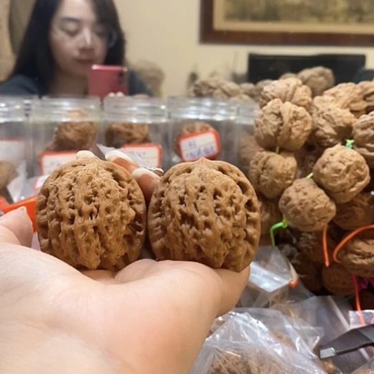 文玩核桃吊坠狂***面金公子有修打底