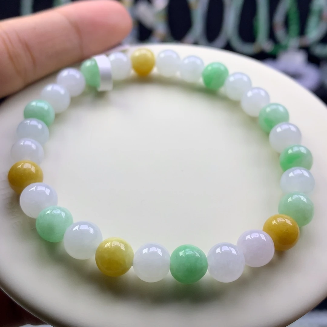 未镶嵌手串翡翠卡7