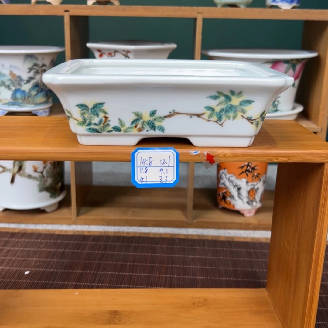 福利手绘小品系列长方盆