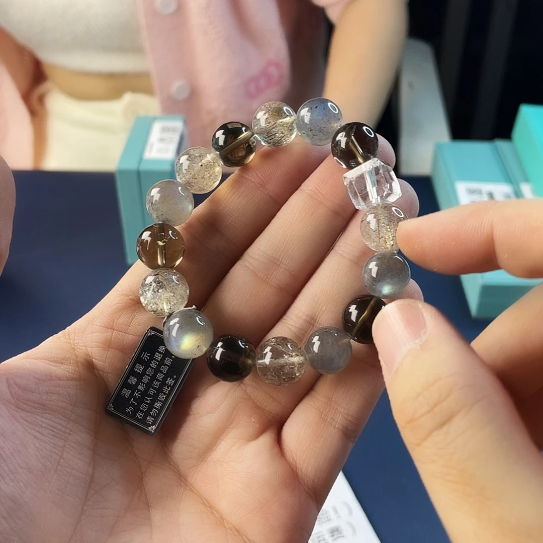 手链水晶银S925镶嵌