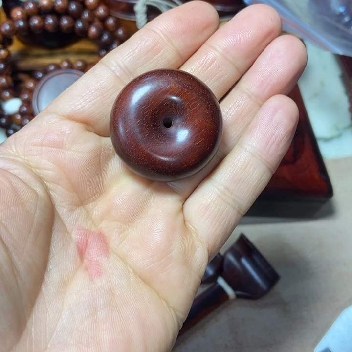 檀香紫檀（小叶紫檀）丹*鹤平安扣