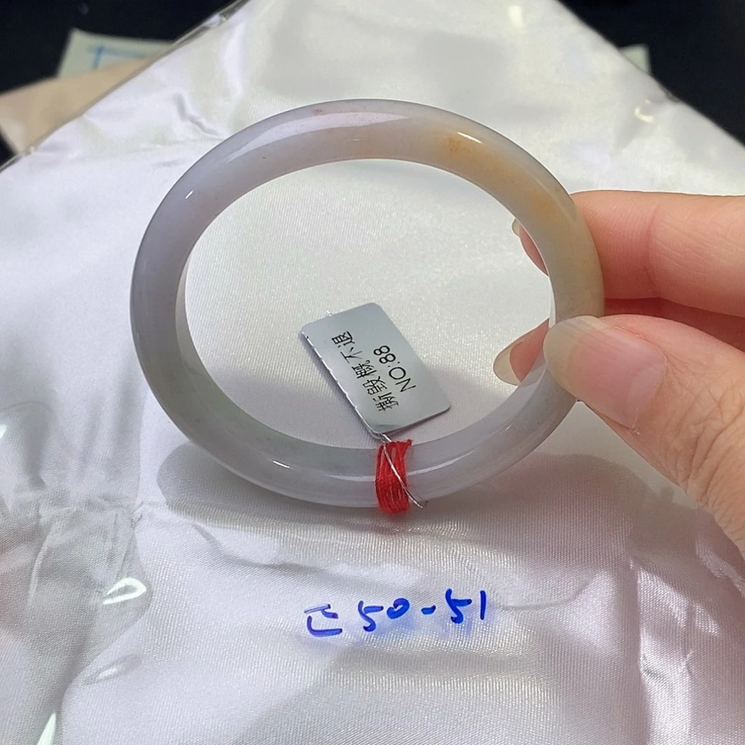 翡翠未镶嵌手镯（贵妃镯）53