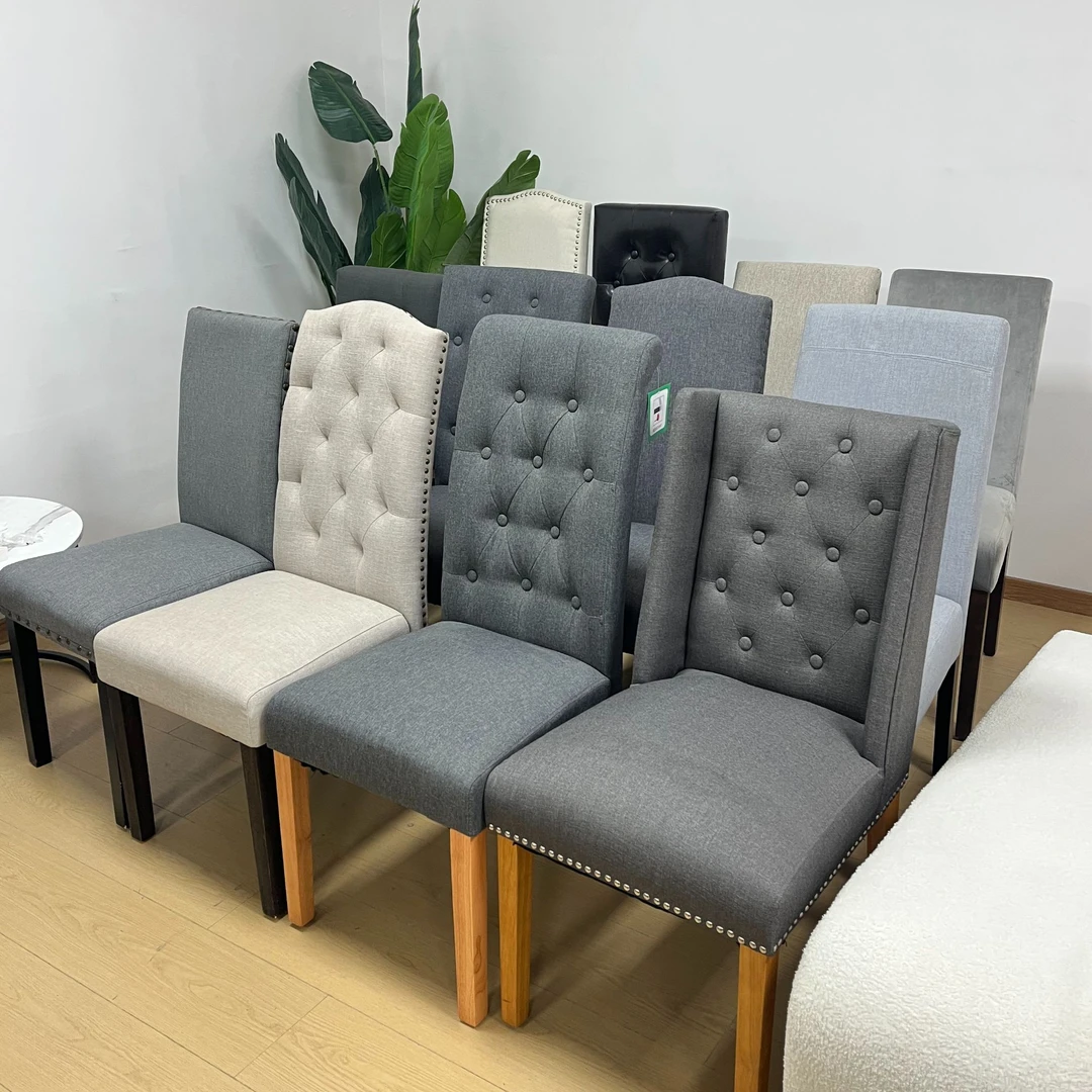 家用小户型餐桌椅舒适休闲椅棉麻家庭必备孤品微瑕