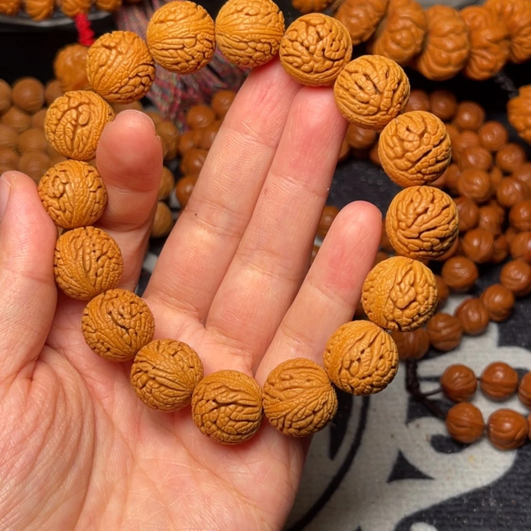 桃核手串龙纹桃核