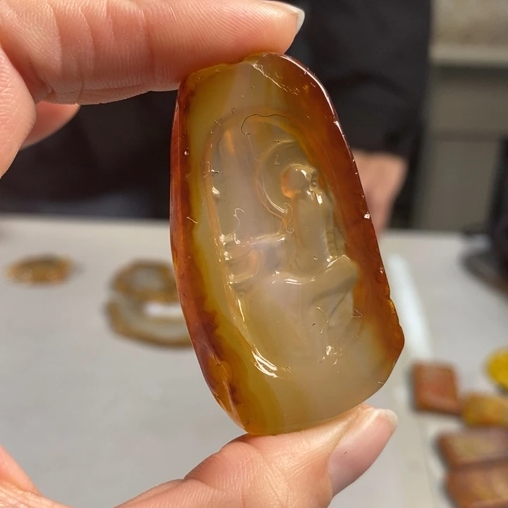 玛瑙/玉髓吊坠(不含链)未镶嵌