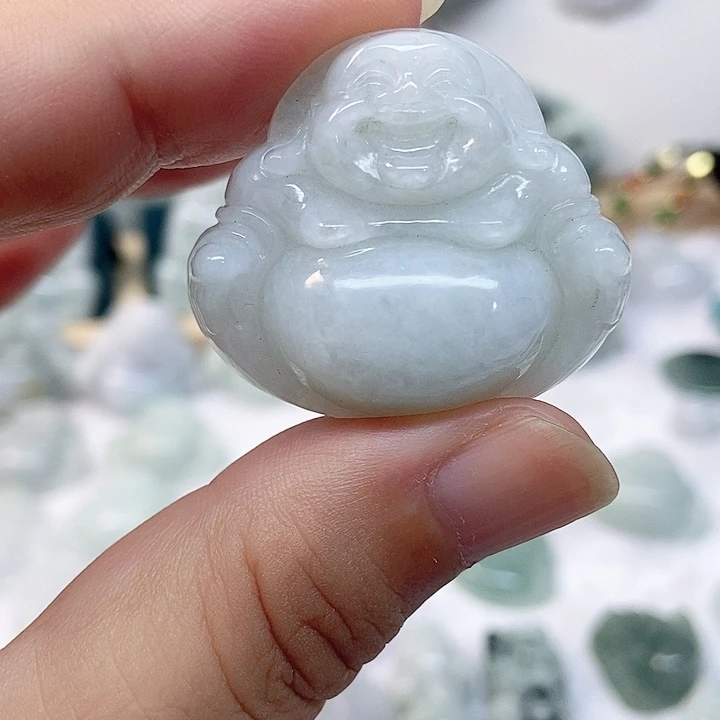 颈饰未镶嵌翡翠佛公