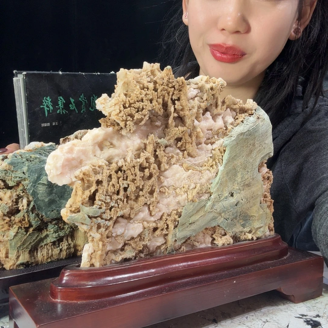 逐***流石头北宣石摆件008