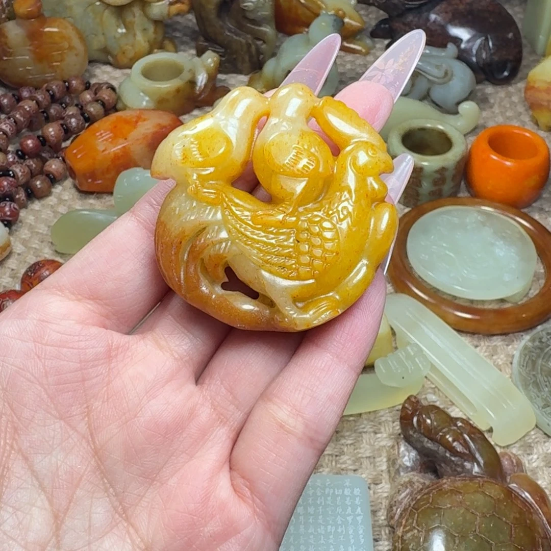 白玉菩提吊坠挂件