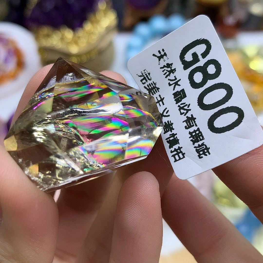 水晶未镶嵌珠宝半成品摆件