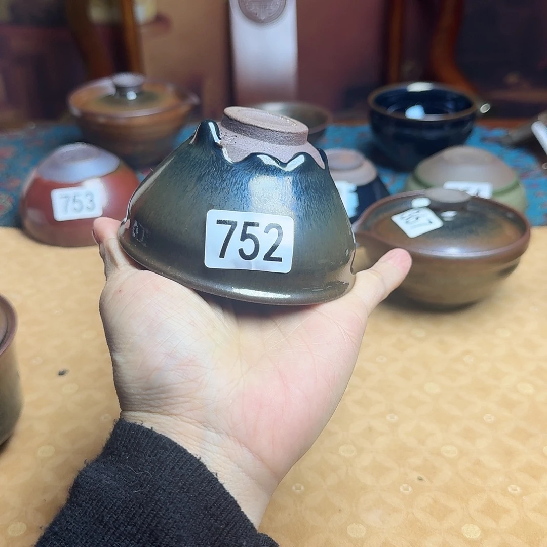 茶盏752 柴烧手工主人杯