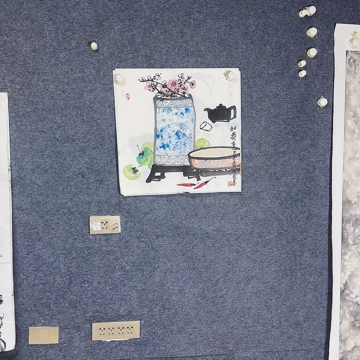 国画国画花鸟画作品