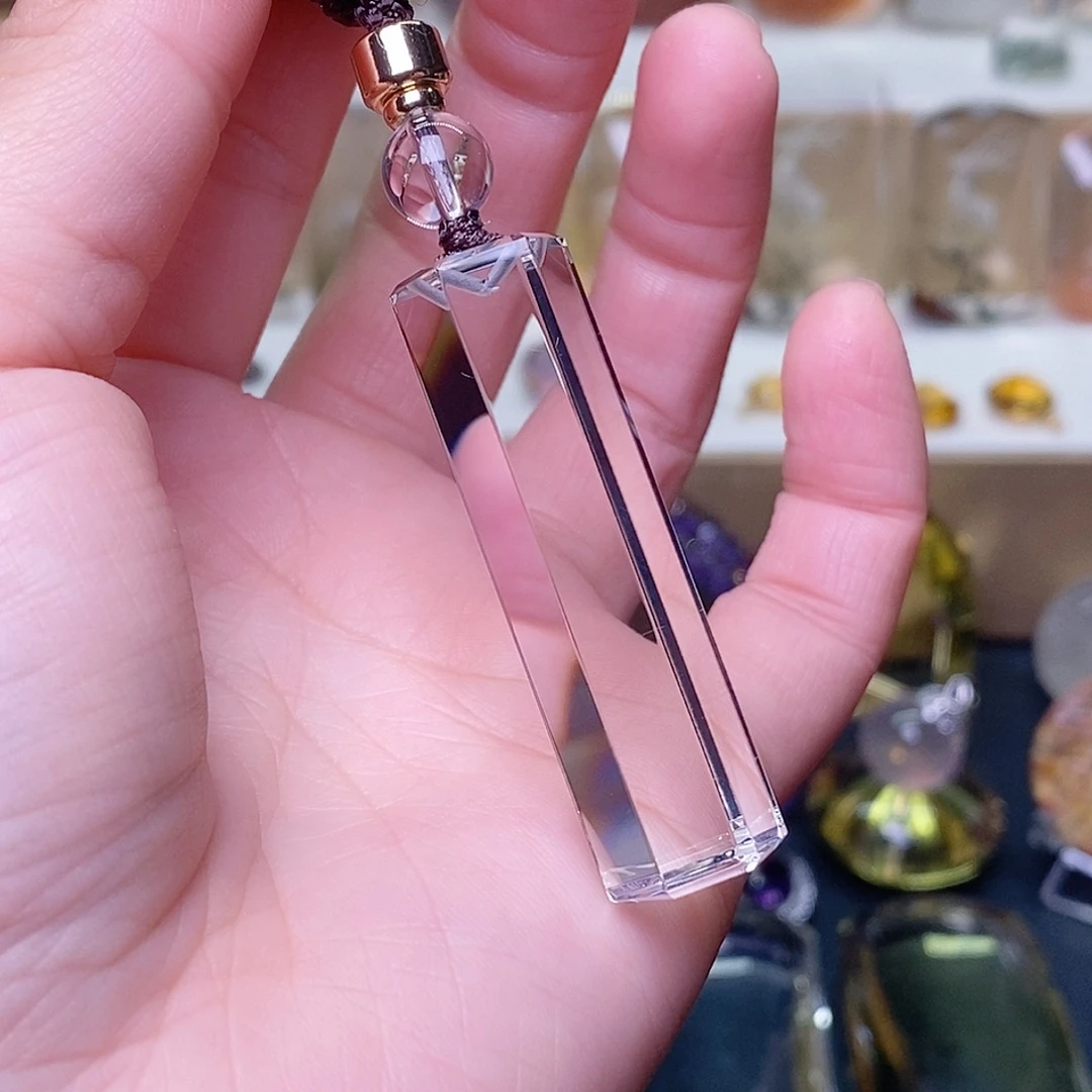 水晶未镶嵌吊坠(赠链)