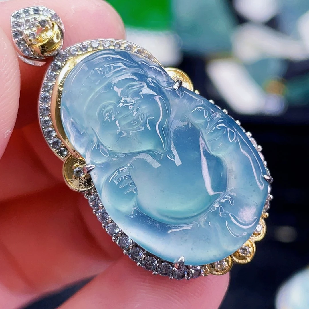 翡翠未镶嵌颈饰206