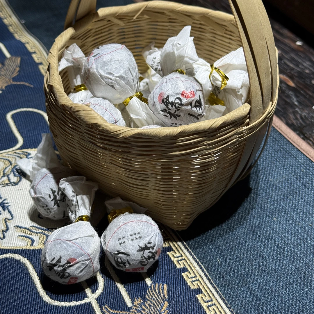 【朝山茶荟】菖蒲塘 2025年 糯伍茶王地 龙珠头春古树生茶小沱茶