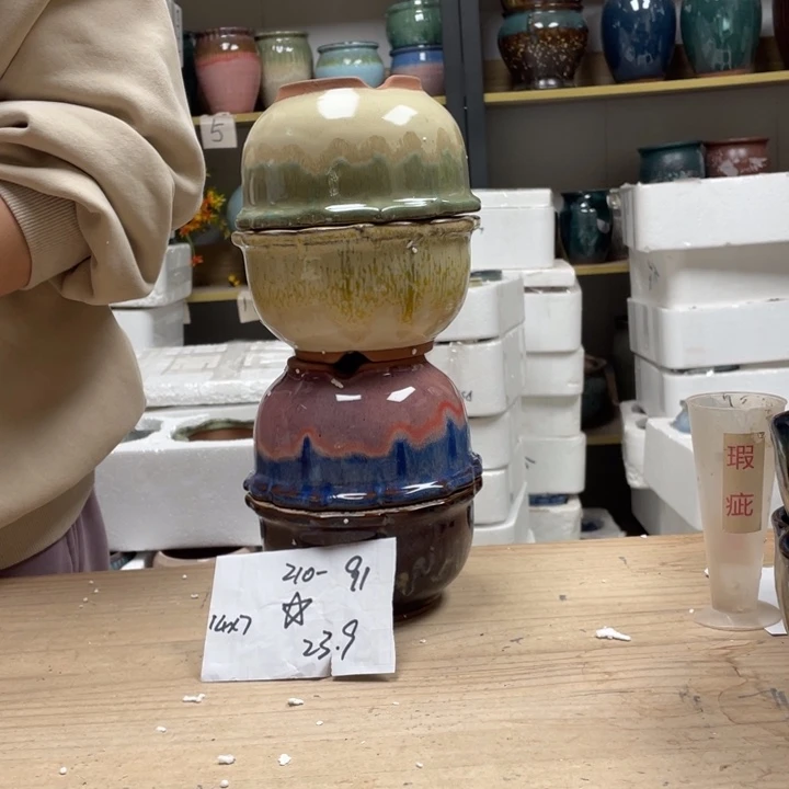 紫砂花盆多肉花盆微瑕91