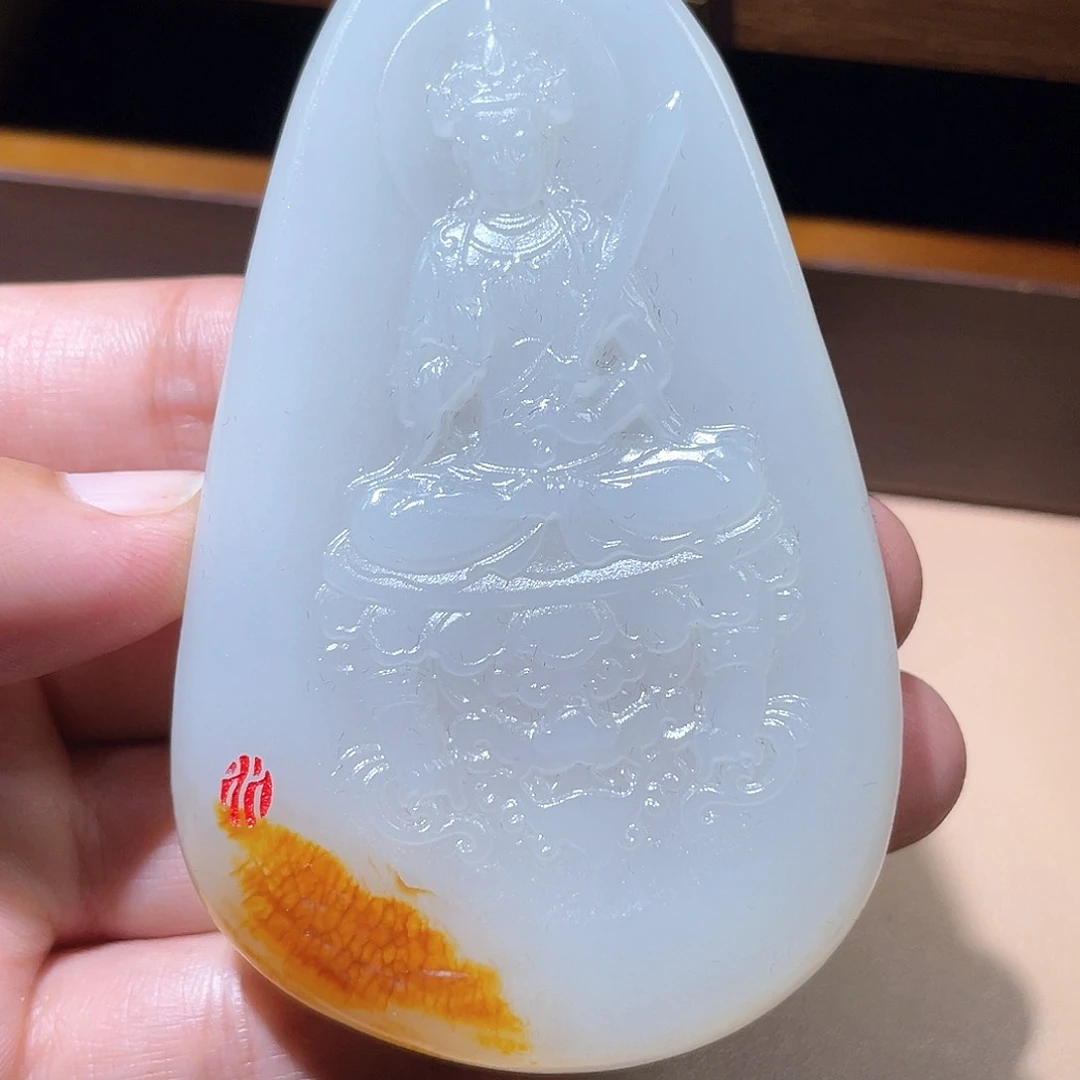 和田玉颈饰未镶嵌A7