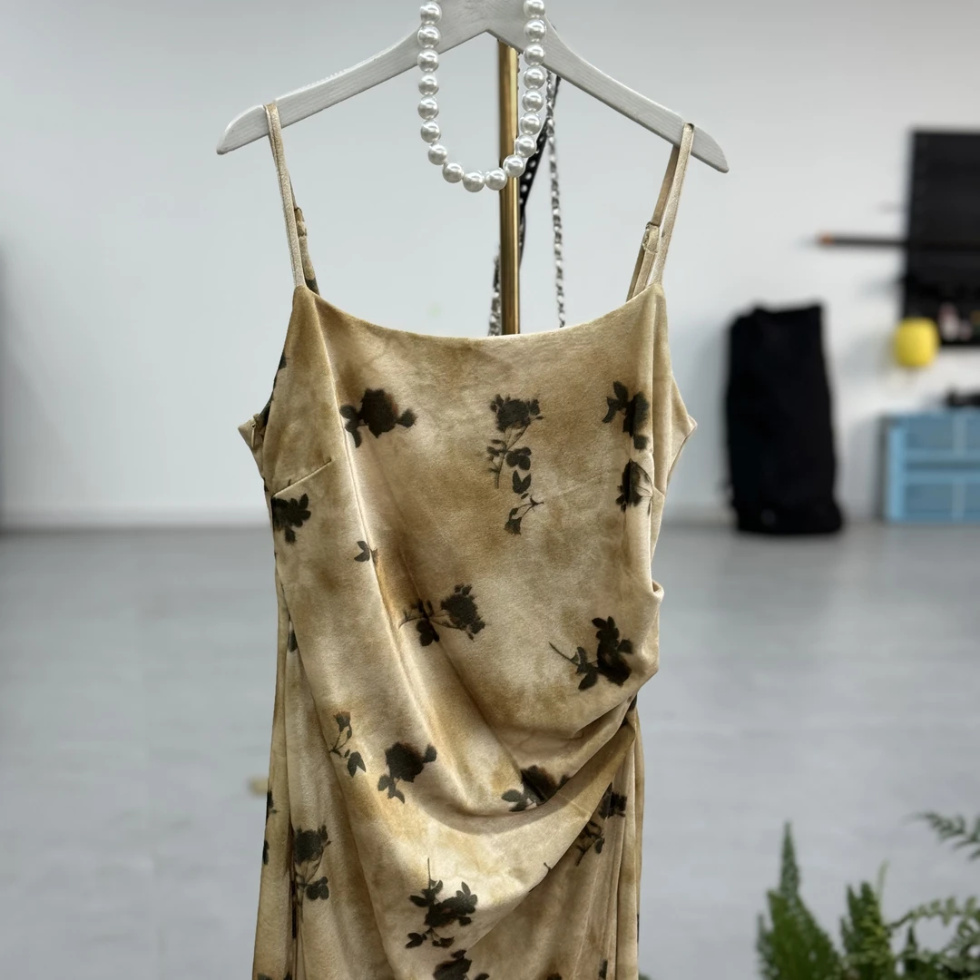 《现货》女装春季2025新款高级感吊带裙2162