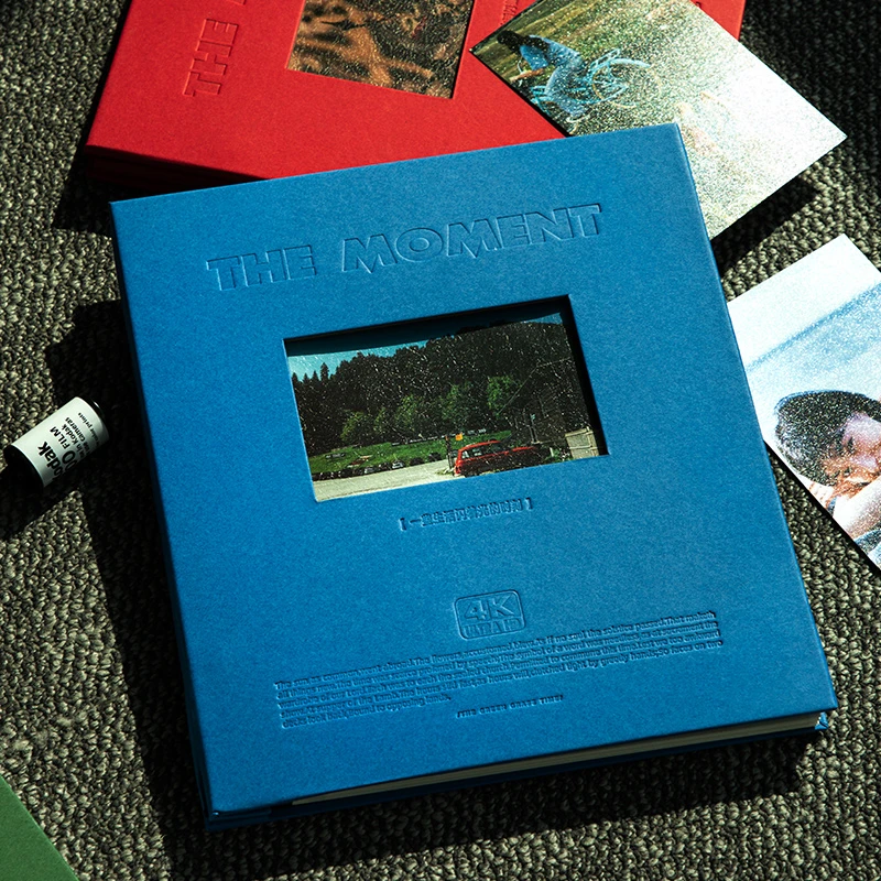 青禾纪闪光瞬间相册自粘贴覆膜式DIY大容量高级感拍立得情侣影集