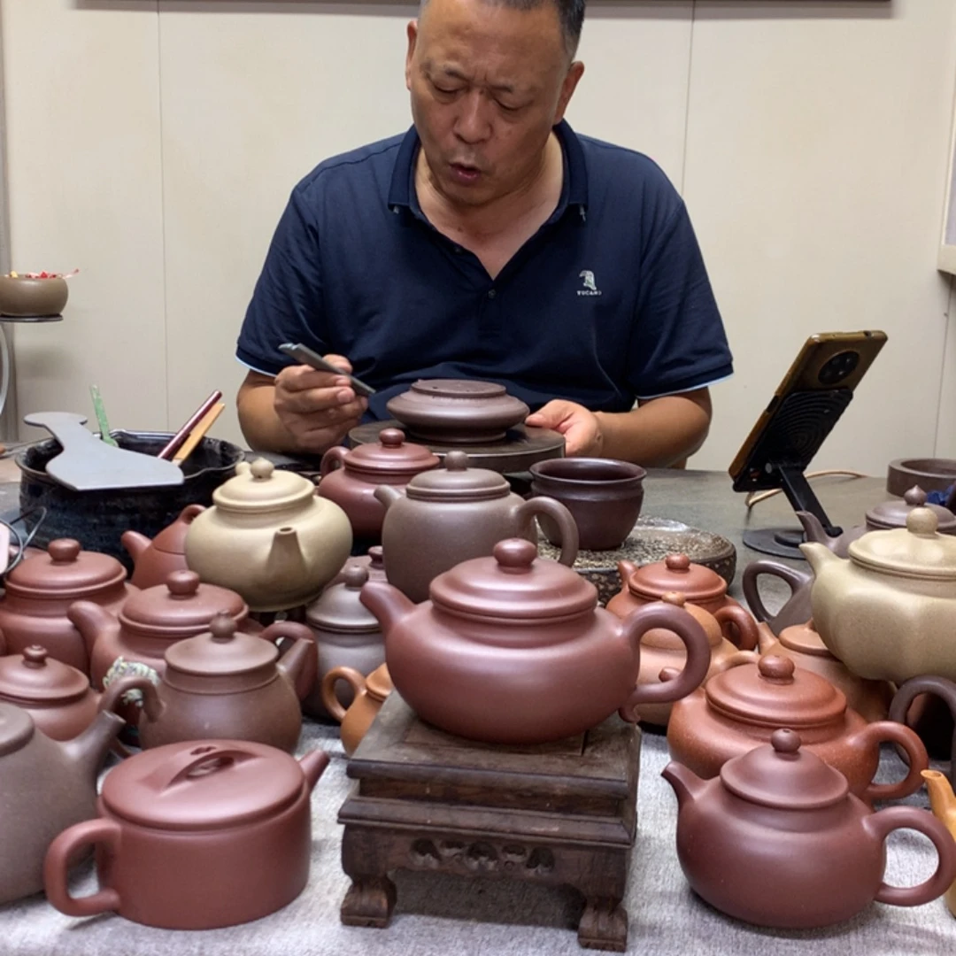 茶壶紫泥仿古260 C半手工制作