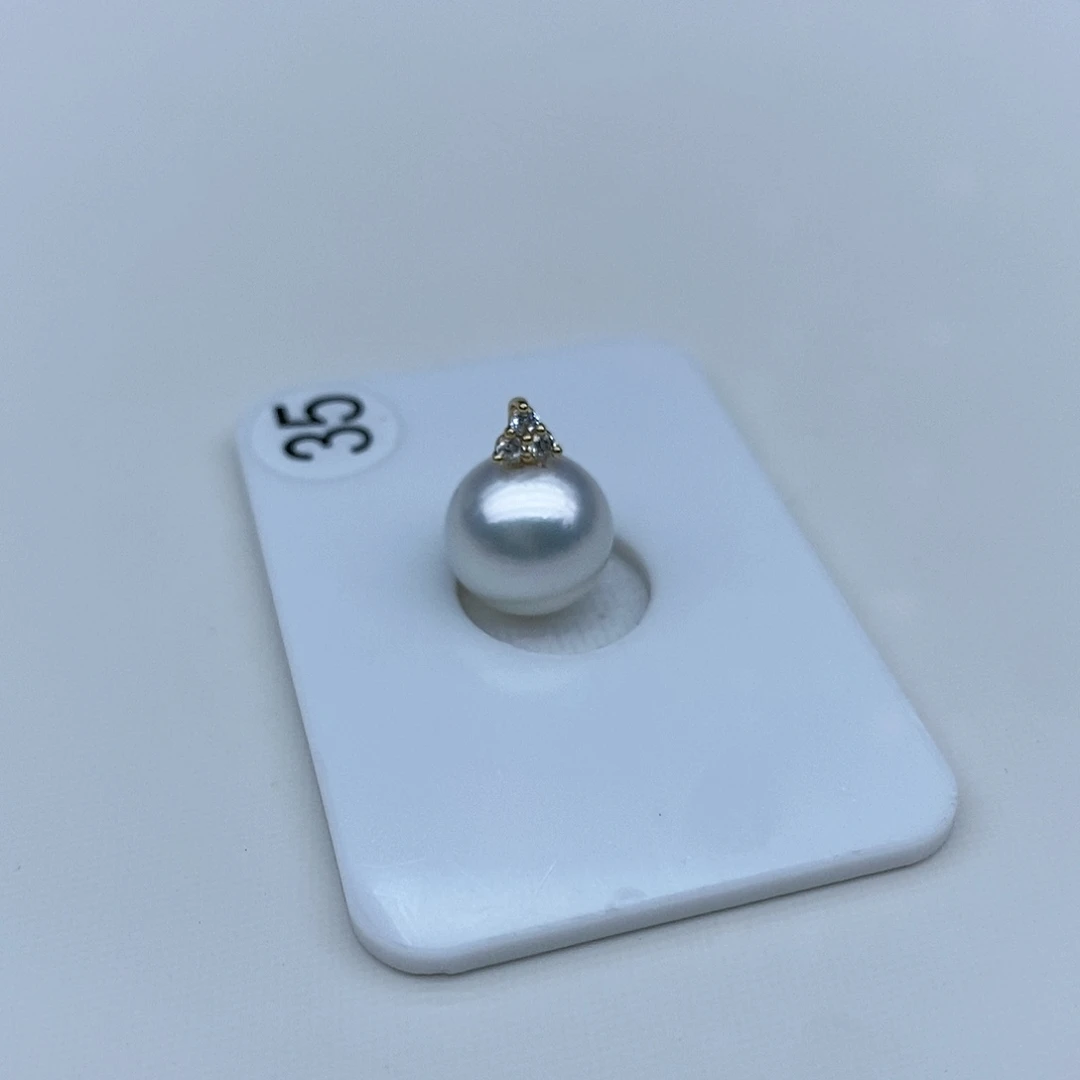 海水珍珠颈饰18K金镶嵌