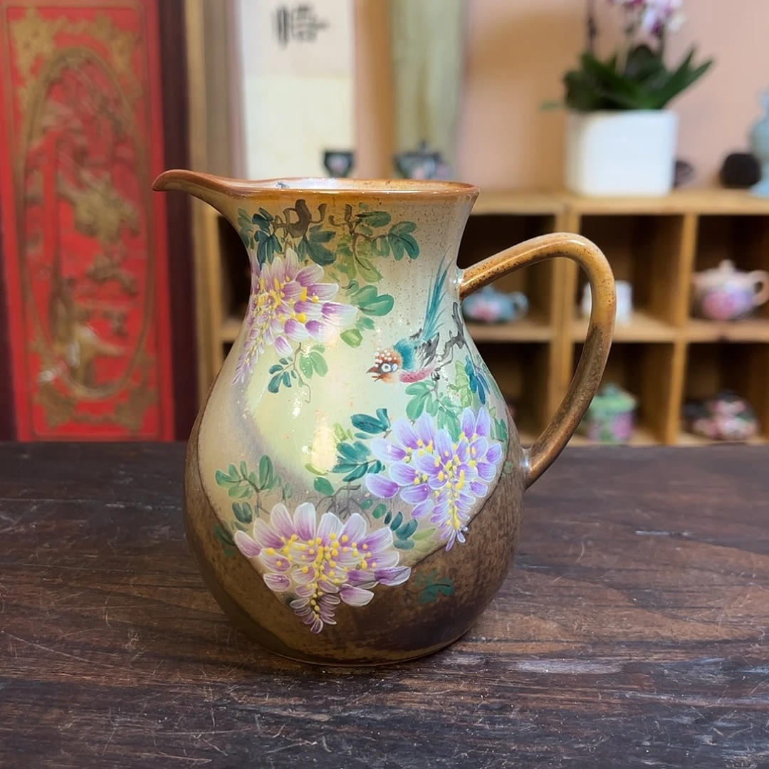柴烧手工手绘陶瓷