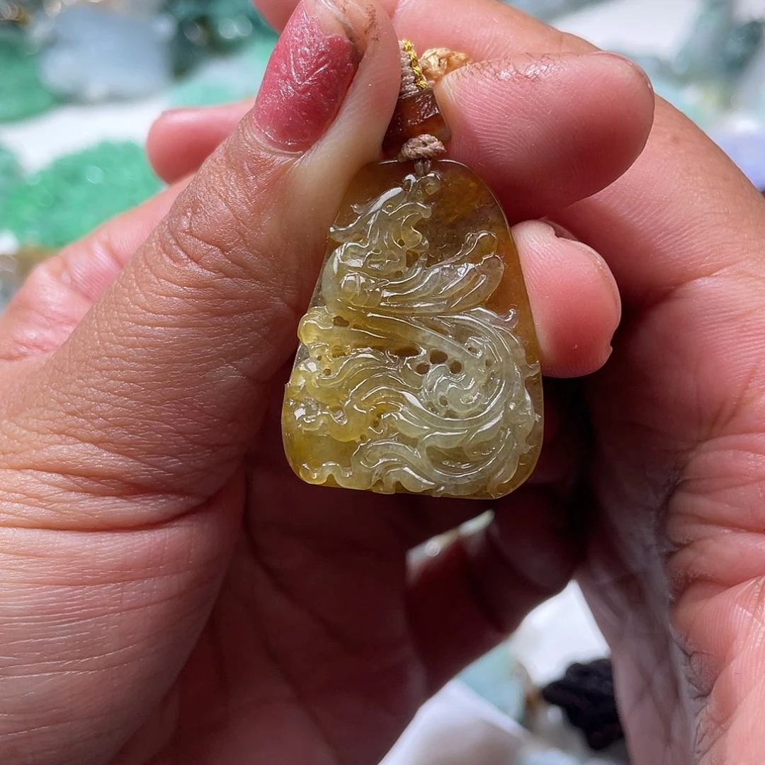 颈饰未镶嵌翡翠翡玉缘翡翠