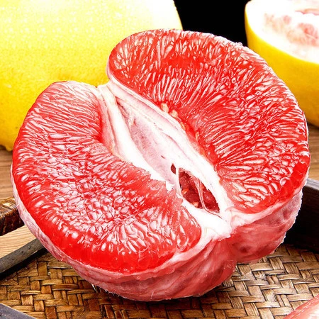 广西红心蜜柚三红柚红肉木柚子新鲜当季皮薄肉厚清甜多汁孕妇水果