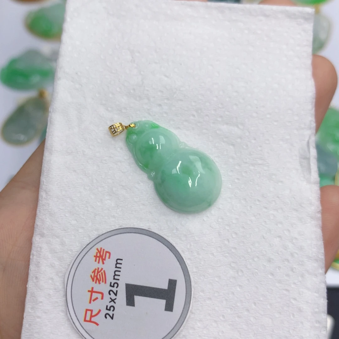 翡翠未镶嵌项链翡翠