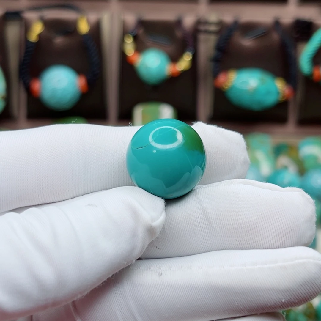 口***）绿松石未镶嵌纯天然原矿绿松石