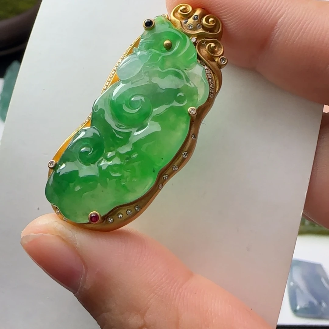 定制翡翠未镶嵌材料