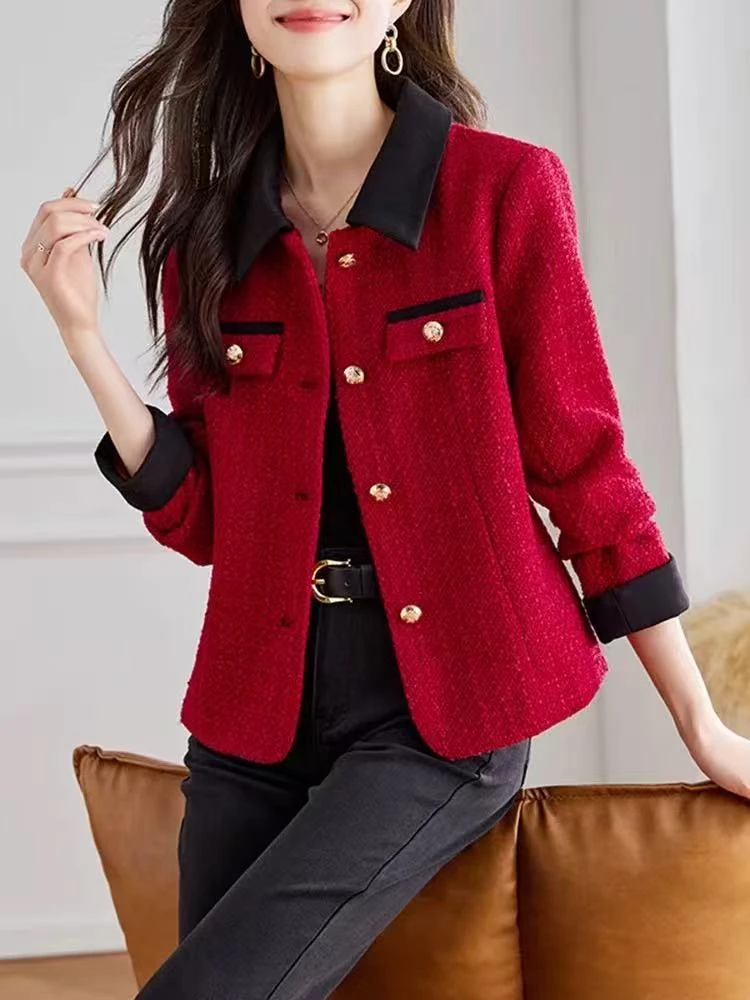 【商场正品】Y32新款女秋冬高领高端厚款精品外套