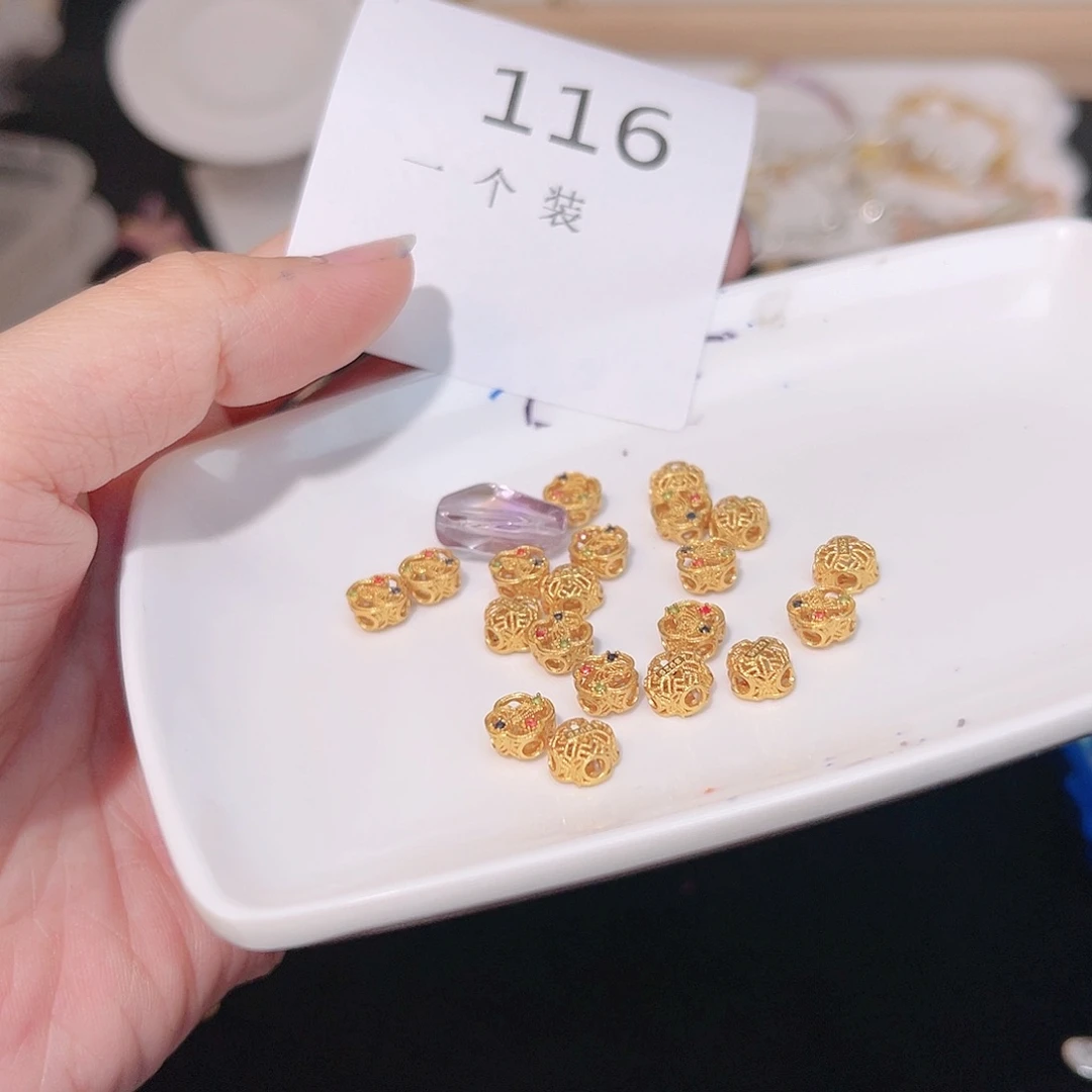 紫晶珠宝半成品银S925镶嵌116