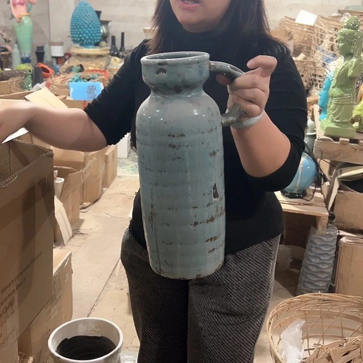 瓶高度38厘米口径10厘米微瑕捡漏