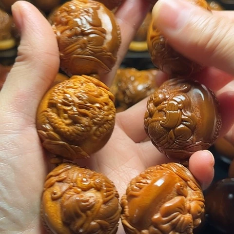 春***凡橄榄核手串/手链龙财