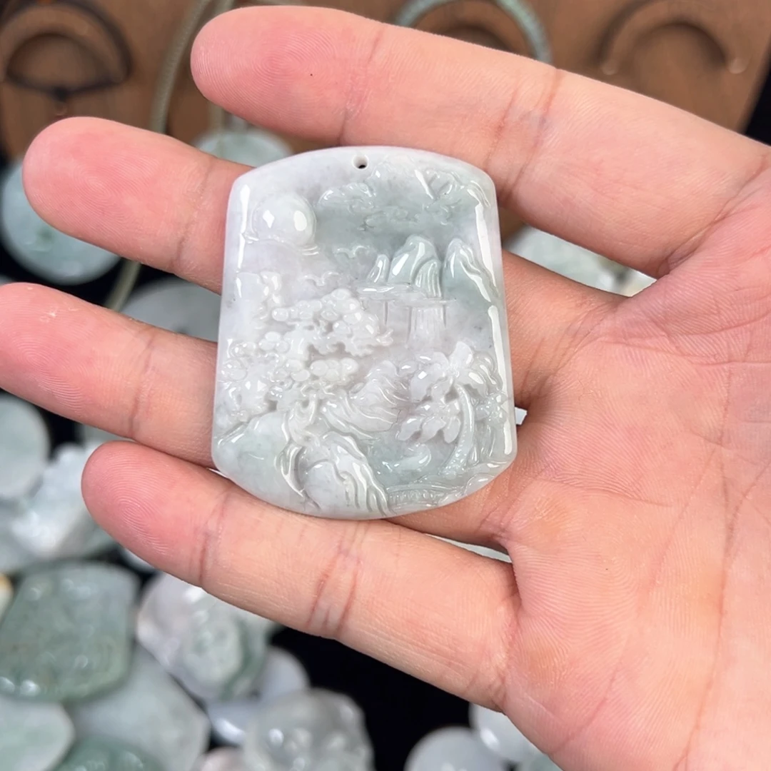翡翠未镶嵌颈饰多样性发其一 天然A货翡翠0046