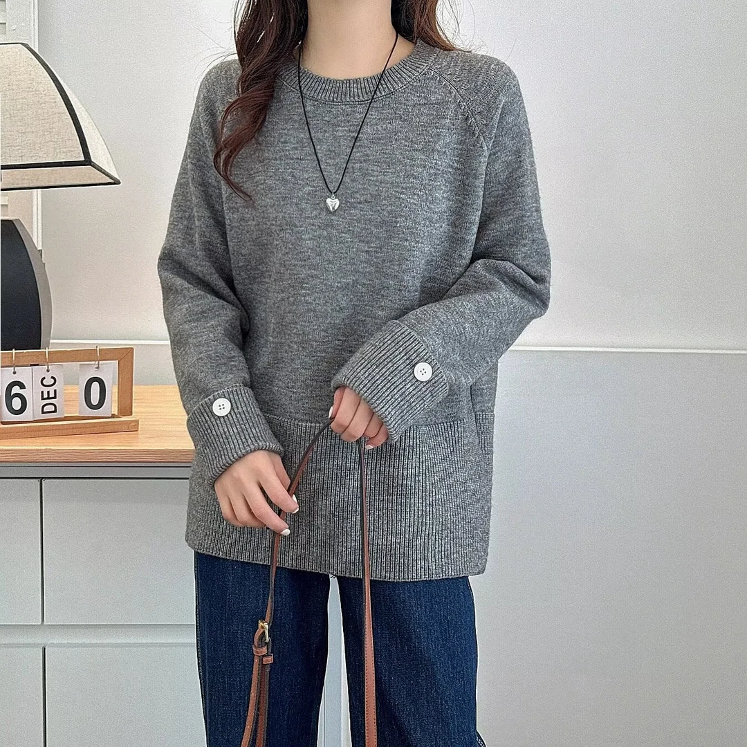 独特漂亮软糯毛衣女款2025新款秋冬季深秋初冬穿搭过年氛围感上衣