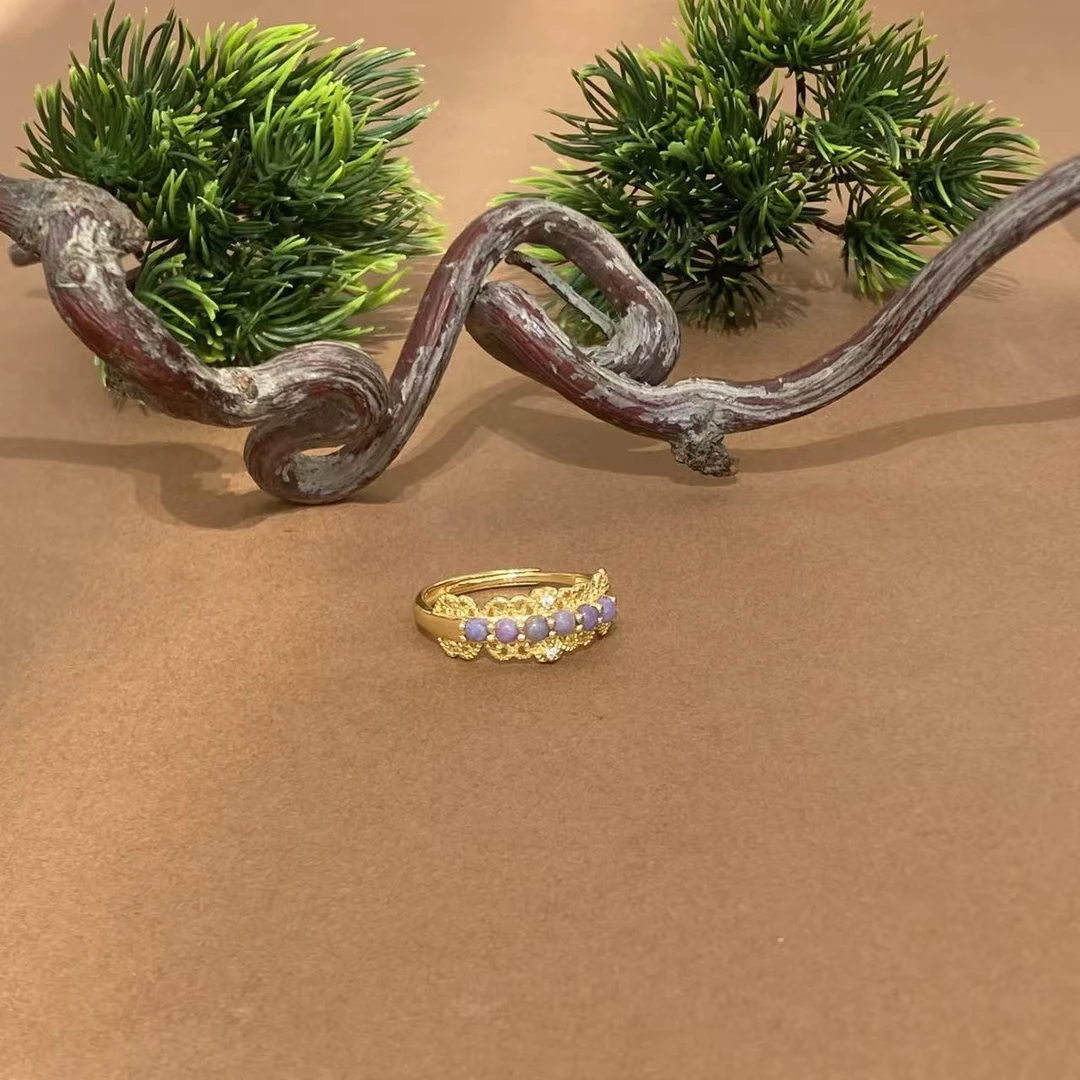 【非遗珍宝】S925苏纪石戒指 约2mm（多样性发其一）