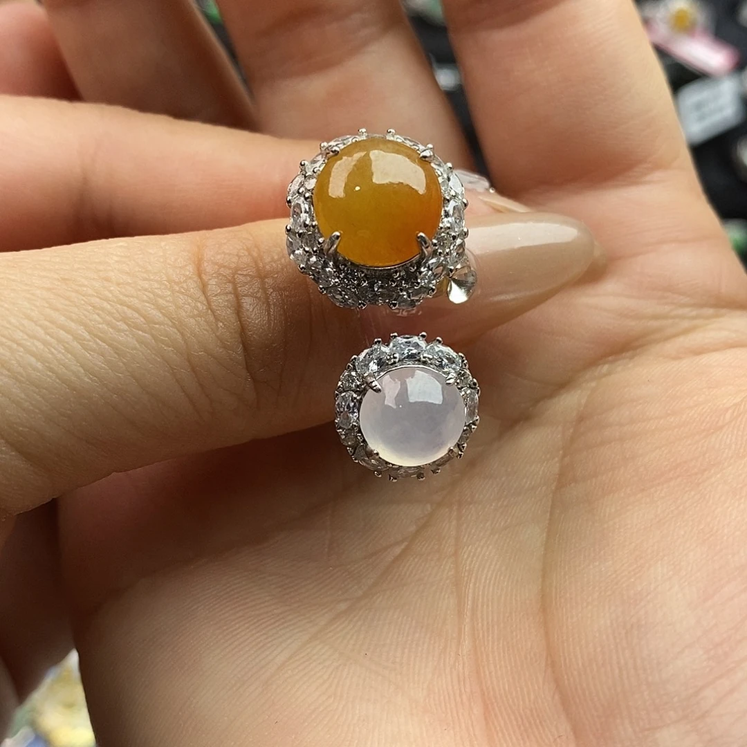 翡翠未镶嵌戒指翡翠